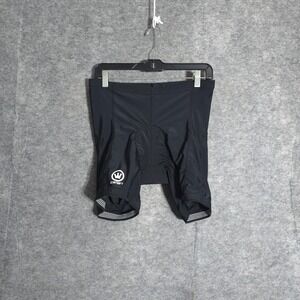 Canari Cycling Shorts Mens Large Black Padded Chamois Biking Spandex Athletic